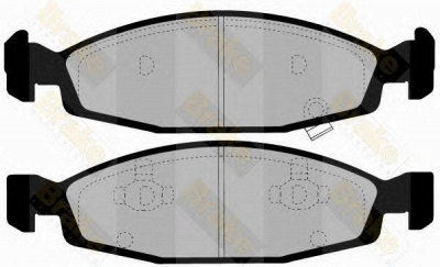 BRAKE ENGINEERING pa1452 -  Комплект тормозных колодок, дисковый тормоз